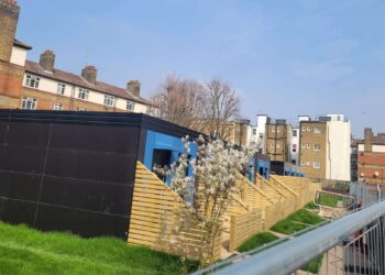 Unoccupied Solohaus homes in Southwark. Credit: Rich Brann