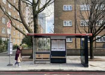 The new Blackfriars Road shelter