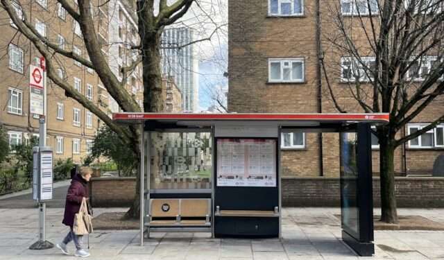 The new Blackfriars Road shelter