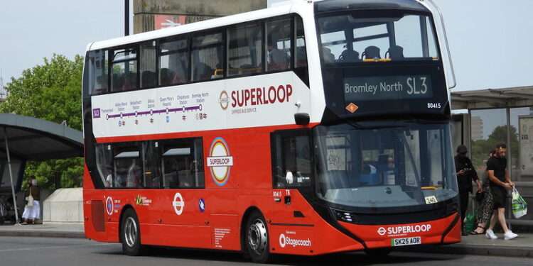 Superloop SL3 bus. Credit: Western SMT