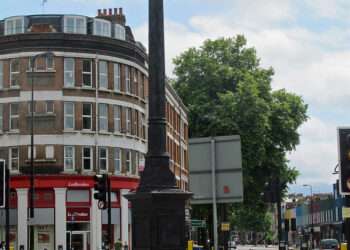 An unusually ornate stink pipe in Kennington. Credit: Maggie Jones