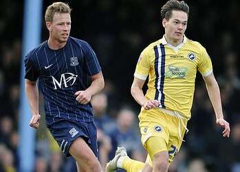 Alfie Pavey, right. Photo: Millwall FC