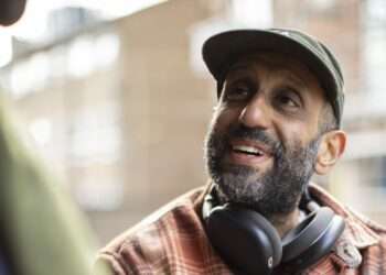 ADEEL AKHTAR outside of The Music Boutique. Photo credits: Alexis Burke.