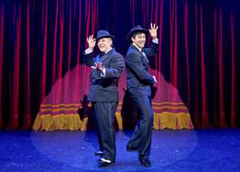 Andy Nyman (Max Bialystock) and Marc Antolin (Leo Bloom) - credit Manuel Harlan