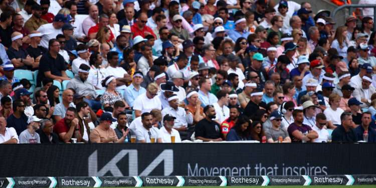 LONDON, ENGLAND - AUGUST 01: Kia during day two of the 5th Rothesay Test Match between England and India at The Kia Oval on August 01, 2025 in London, England. (Photo by Ben Hoskins/Getty Images for Surrey CCC)