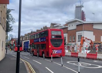 Lower Road pictured a month after Cycleway 4 was unveiled