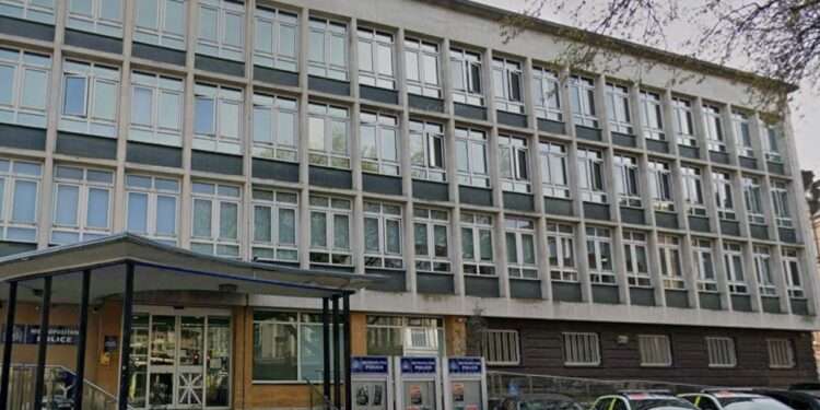 Brixton Police Station's 24/7 front counter could see its hours reduced Credit: Google Street View