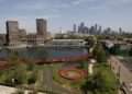 A general view of a new housing project in Canada Water in London, Britain 12 August 2025. Facundo Arrizabalaga/MyLondon