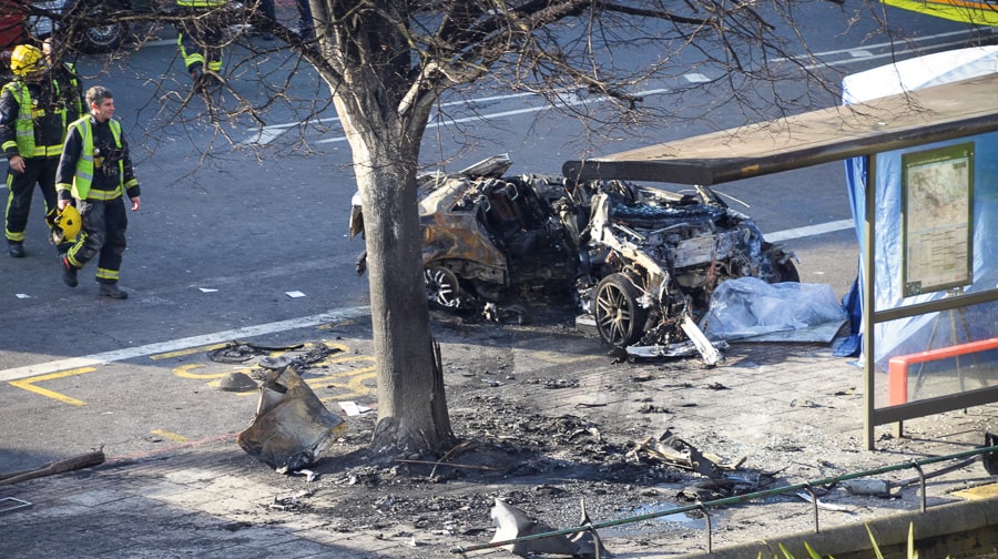 The fatal crash happened near the Old Kent Road junction with Albany Road