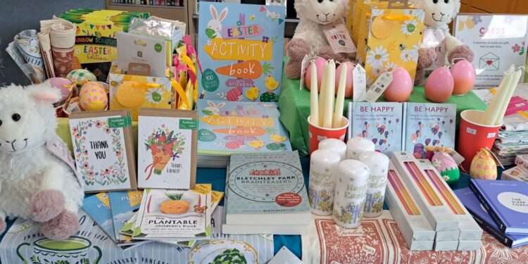 Cards for Good Causes at Blackheath Library.