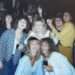 Catrina Willis and friends celebrating her birthday, at the Bon Bonne, 1989, credit: Kerry Bradley