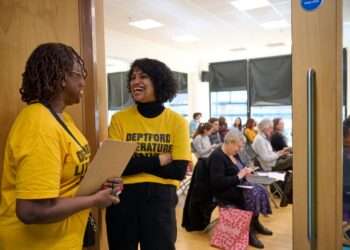 Staff at Deptford Literature Festival