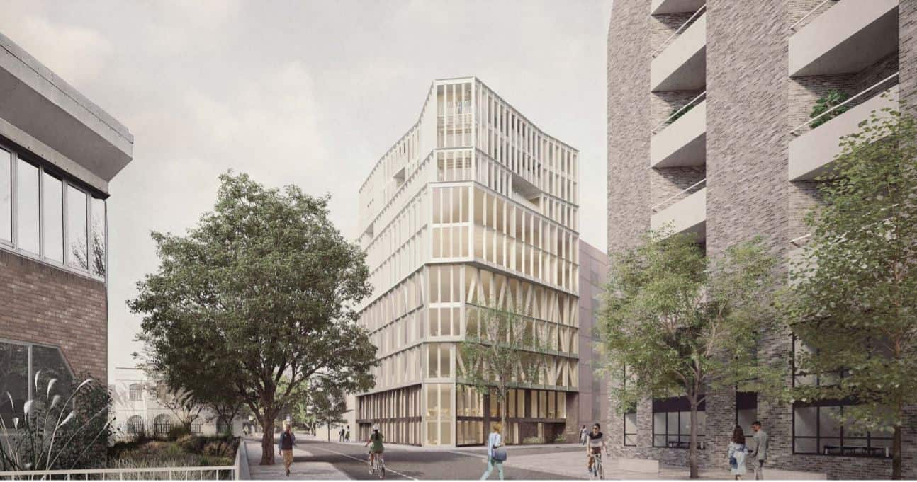 A concept image for the Crimscott Street development