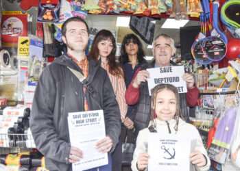 Deptford campaigners, credit: Darren Halsey