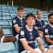 George Beaumont, Elias Mansor, Dean Forbes, Oliver Whitby, and Harry Taylor after signing first professional contract with Millwall. Image: Millwall FC