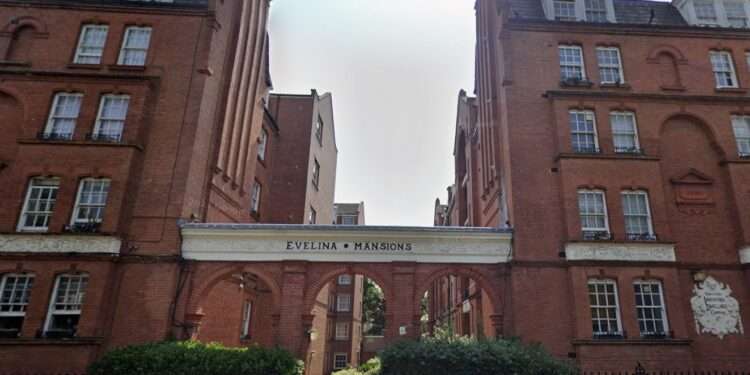 Evelina Mansions is in Camberwell Credit: Google Street View