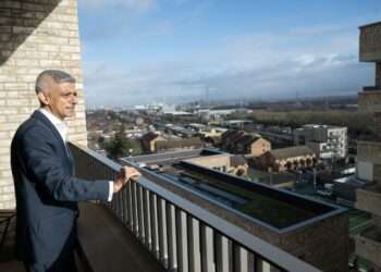 Sadiq Khan at Wingspan Walk, Haringey
Credit: City Hall/Caroline Teo