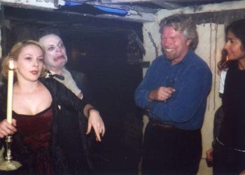 Richard Branson on a visit to The House of Magic. Image provided by The House of Magic