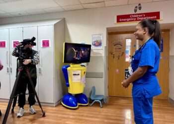 Asha Hylton on Operation Ouch. March 2026. Credit: Lewisham and Greenwich NHS Trust.