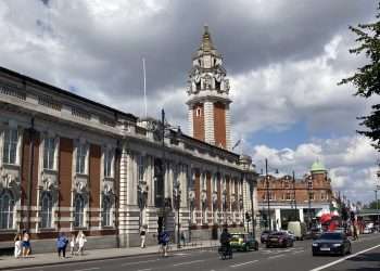 Lambeth Council's town hall in Brixton. CREDIT: Robert Firth