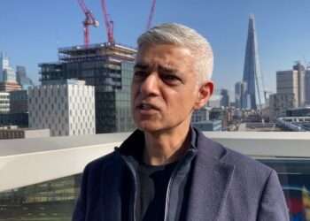 Sadiq Khan. 
Adrian Zorzut/Local Democracy Reporting Service