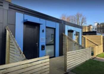 It takes around eight to ten weeks to build the self-contained modular homes Credit: MyLondon / LDRS