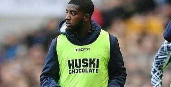 Nana Boateng made his first senior appearance against Crystal Palace. Image: Millwall FC