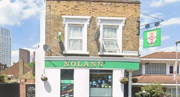 Nolan's on Wilcox Road is to be demolished and rebuilt with 14 new flats on top of it Credit: Google Street View