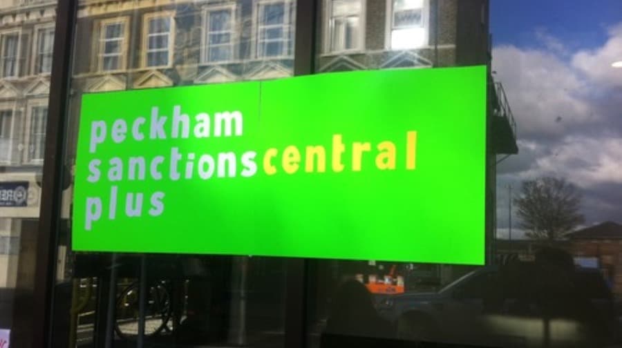 A banner put up by the Southwark Revolutionary Communist Group at a protest last year.