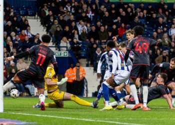 Millwall goalkeeper Anthony Patterson denies Jayson Molumby in the 0-0 draw against West Bromwich Albion at The Hawthorns in April 2026. Image: Millwall FC