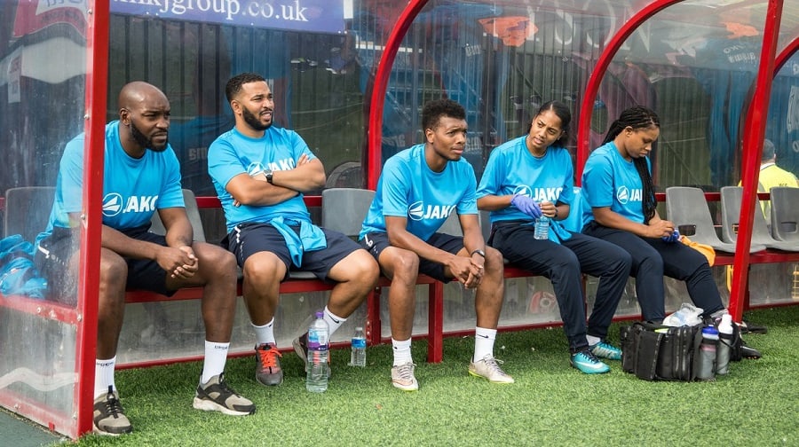Gavin Rose, left, and his backroom team. Image: Duncan Palmer Photography