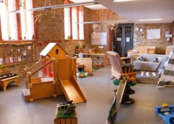 Photograph of nursery playroom inside All Saints Church