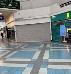 Shut units in Surrey Quays Shopping Centre (c) Liv Facey for Southwark News
