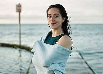 Author and wild swimmer Freya Bromley