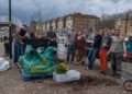 Residents of South Dock Marina and Greenland Dock at working bee cleanup