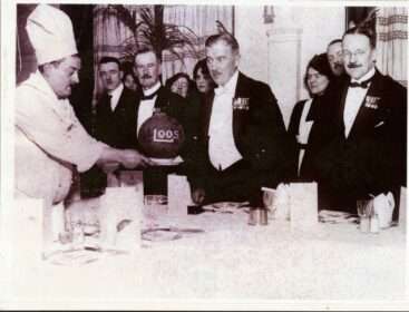 The ball when it returned to the Regiment in the early 1920s