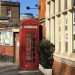 The telephone box outside Waterloo Action Centre on Baylis Road. Photo from Lambeth Council planning documents