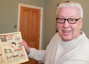 Tom Burton with his 1963 Dandy edition