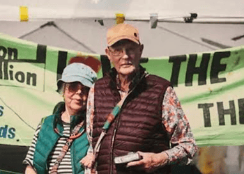 Ben Birnbeg pictured with his wife