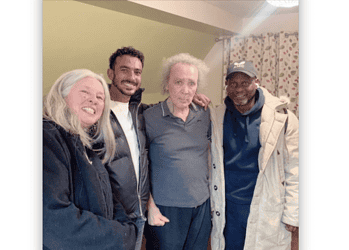 L-R Lisa Lintott, Jazz Lintott, Frankie Lucas, Frank Skully