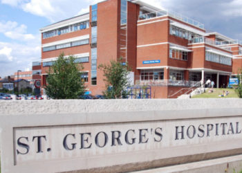 St George's Hospital, in Tooting. Photo Credit: St George's University Hospital NHS Foundation Trust.