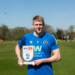 Josh Coburn with the award. Image: Sky Bet.