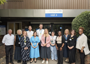 Ellie Reeves and the hospital's Homeless Health Team.