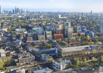 CGI of proposed redevelopment.  Credit:  Berkeley Homes