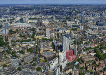 CGI of proposed development. Credit - Arada London