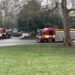 Fire engines flocked to Dulwich Park this morning