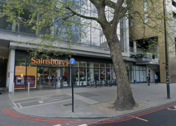 Elephant and Castle Sainsbury's on the New Kent Road.  Credit  - Google