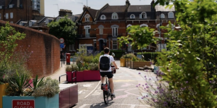 Street scheme in Kennington, Oval.  Credit - Meristem Design