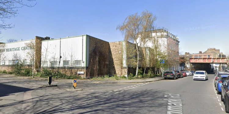 Denmark Street and Carew Street. Google Street View