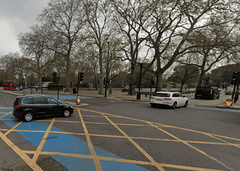 The junction on Kennington Park Road where the collision took place. Image: Google Maps
